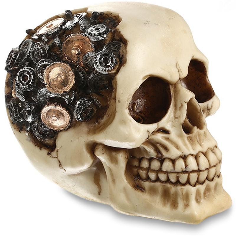 Mekanisk Dödskalle Dekoration