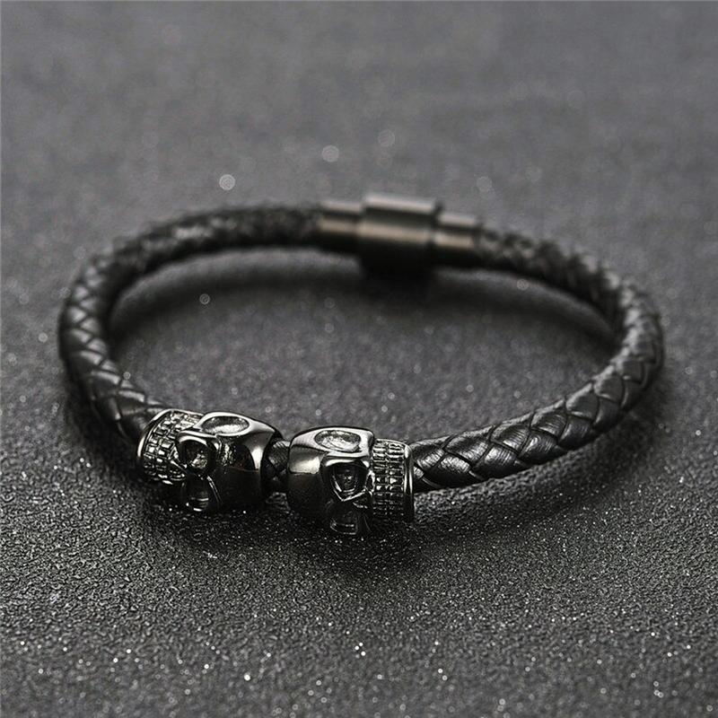 Billigt Dödskalle Armband