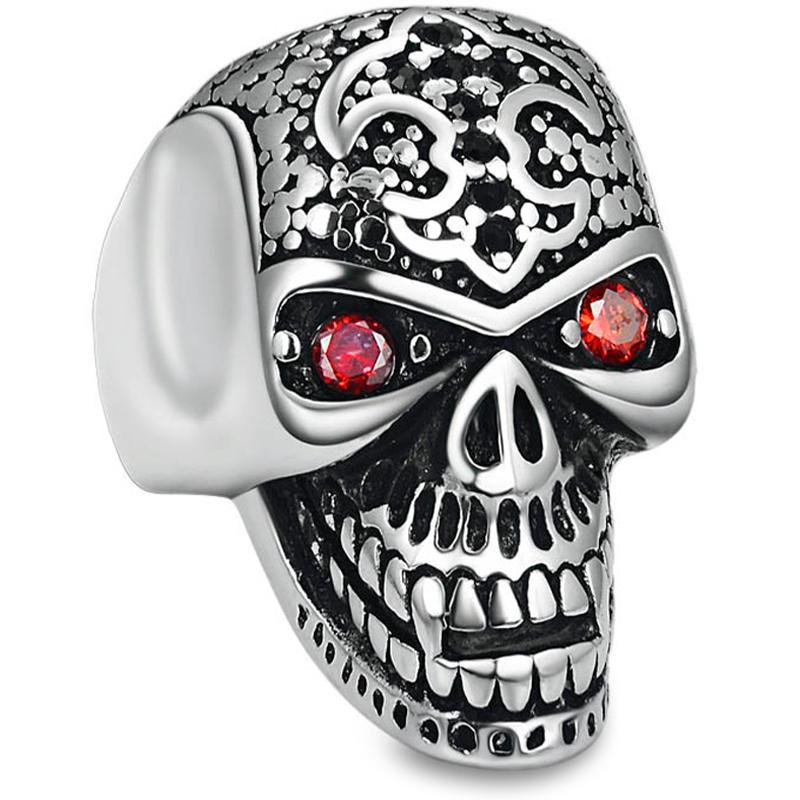 Dödskalle Ring Mexikansk Vampyr