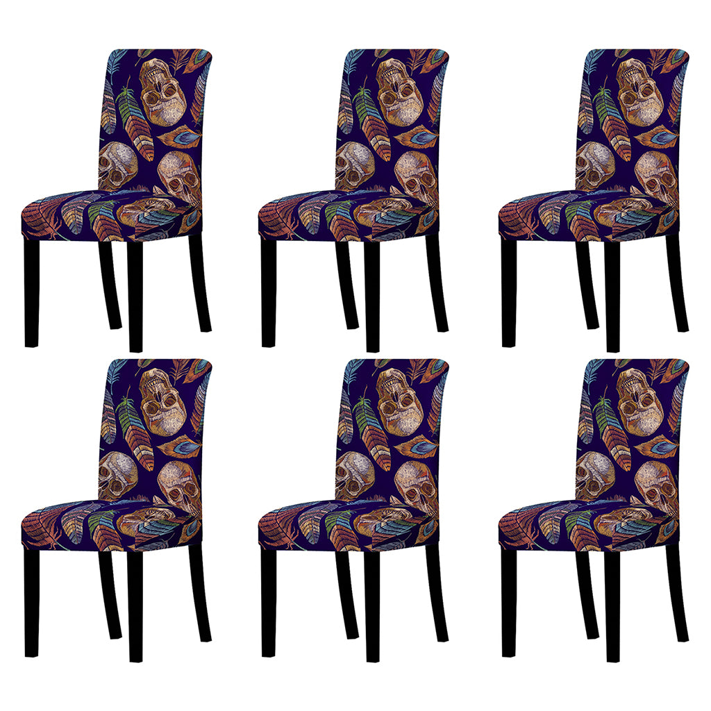 Möbelöverdrag Dödskallar Och Fjädrar