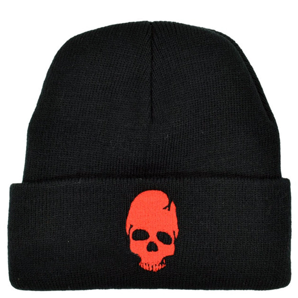 Svart Mössa Röd Dödskalle Brodyr