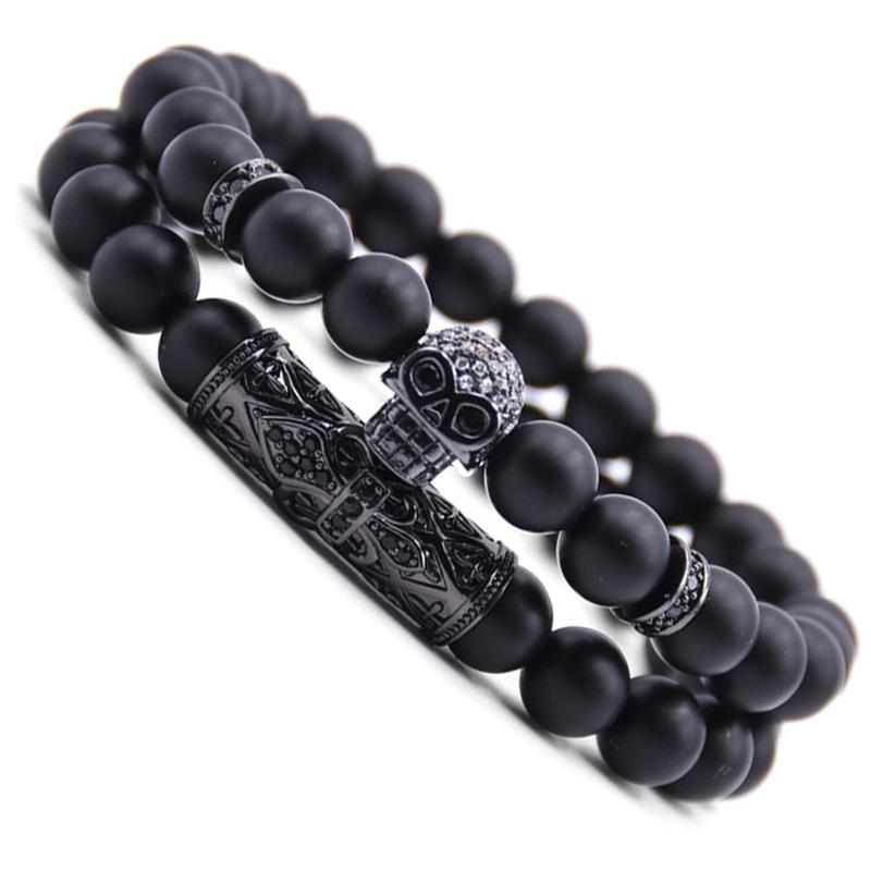 Armband För Herr Med Dödskalle