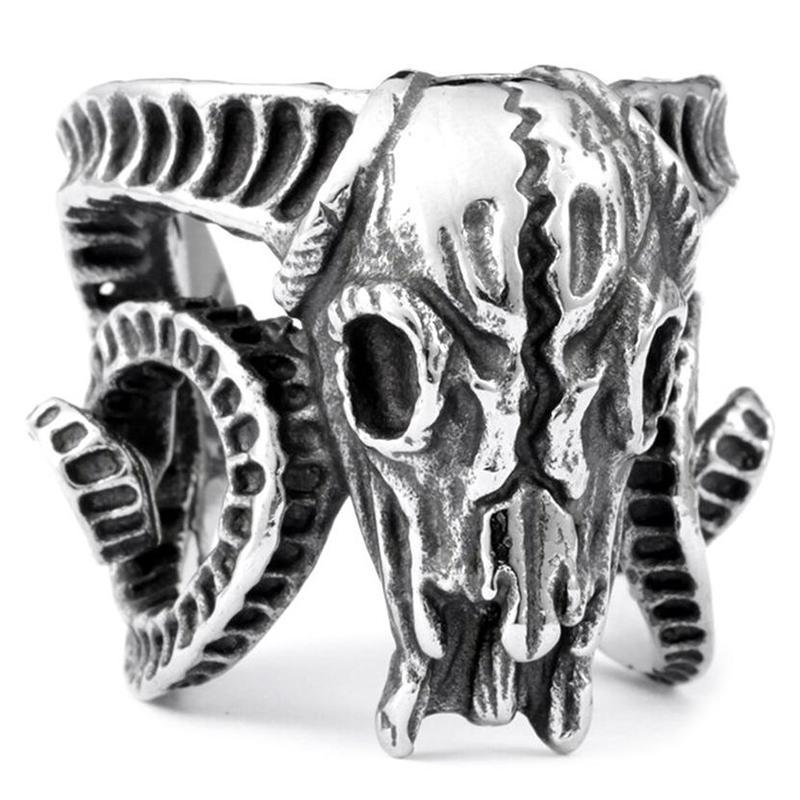 Dödskalle Ring Djurkranium