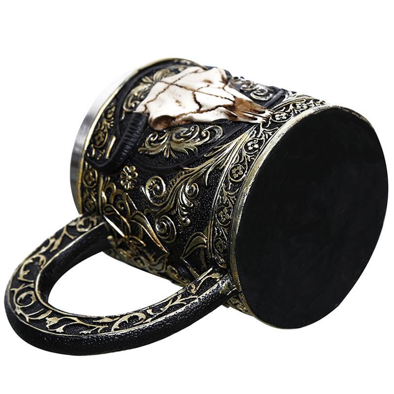 Mugg Buffel Kranium
