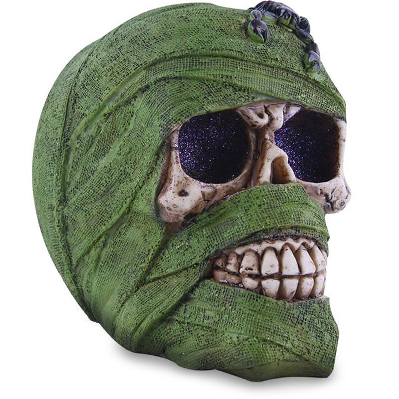 Mumifierad Dödskalle Dekoration