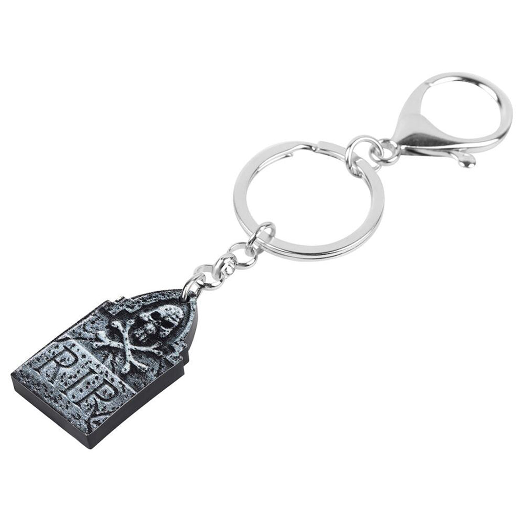 Nyckelring Grå Gravsten