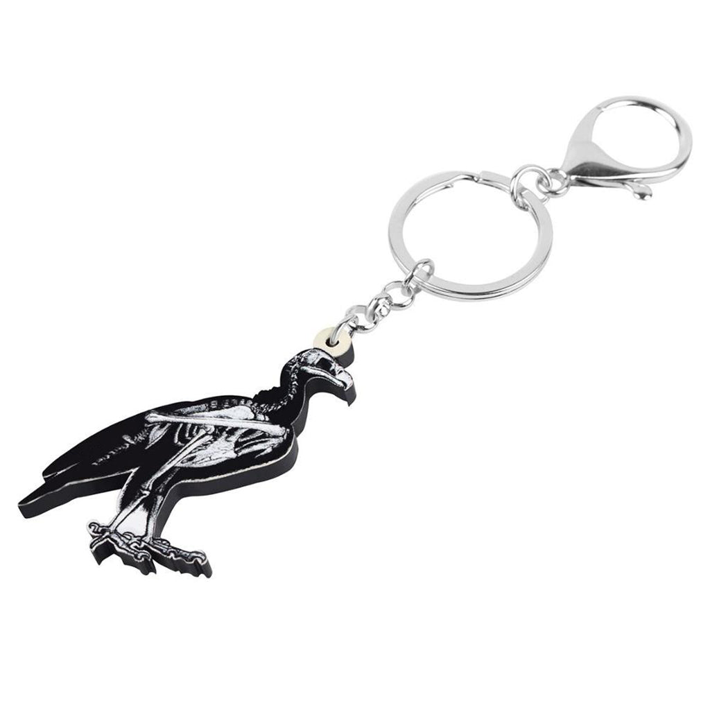 Nyckelring Med Skelett Fågel