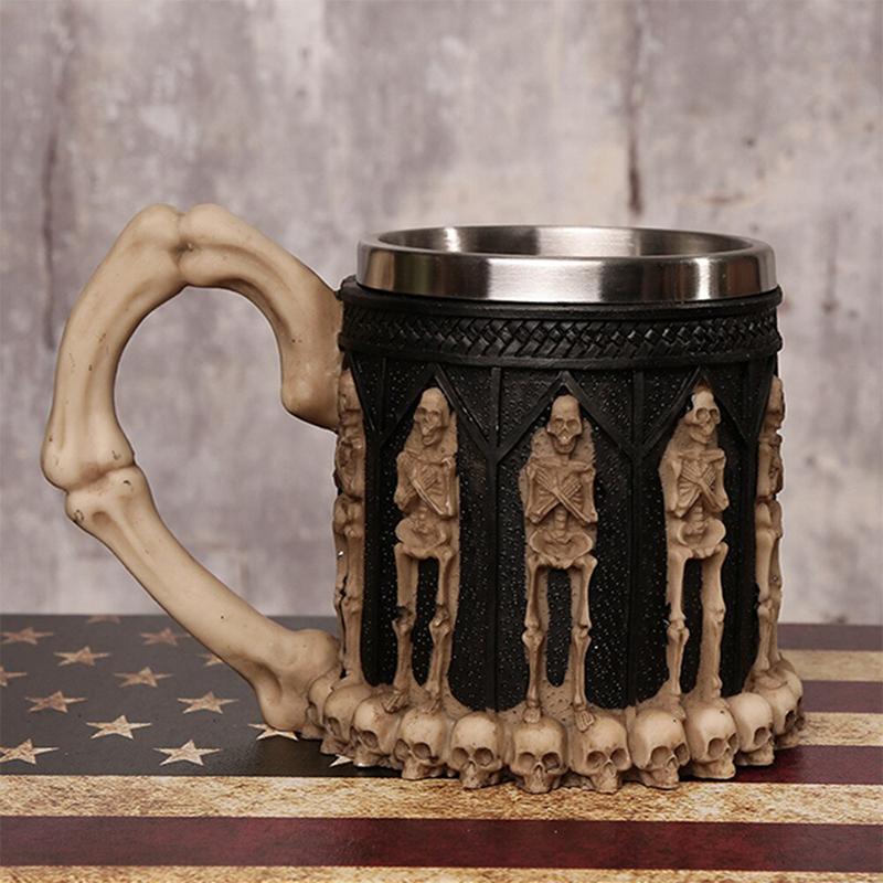 Dödskallemugg Skelett