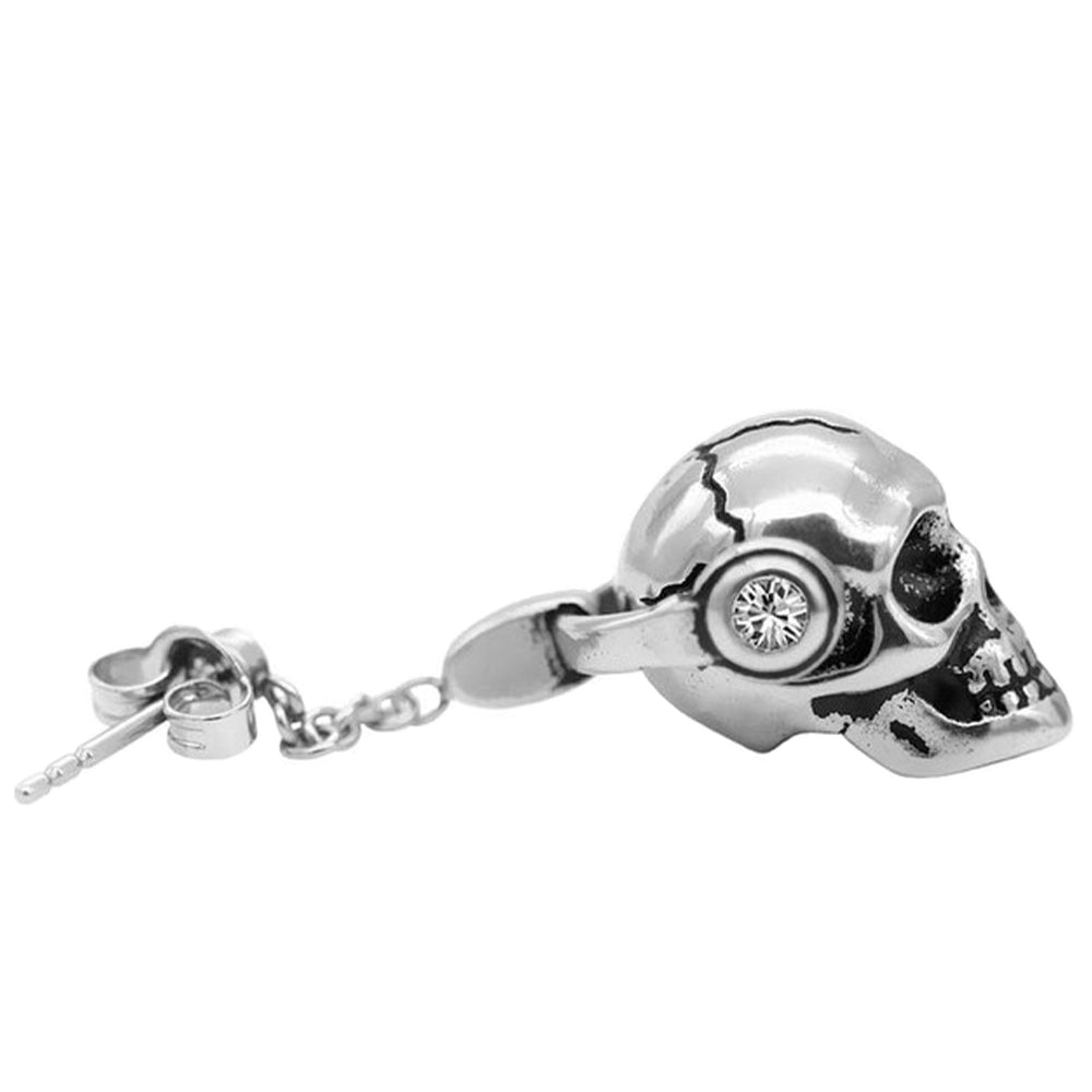 Örhänge Dödskalle Med Hörlurar