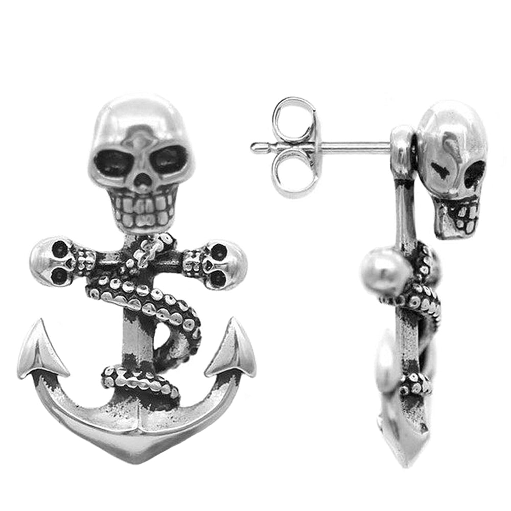 Örhängen Ankare Dödskalle