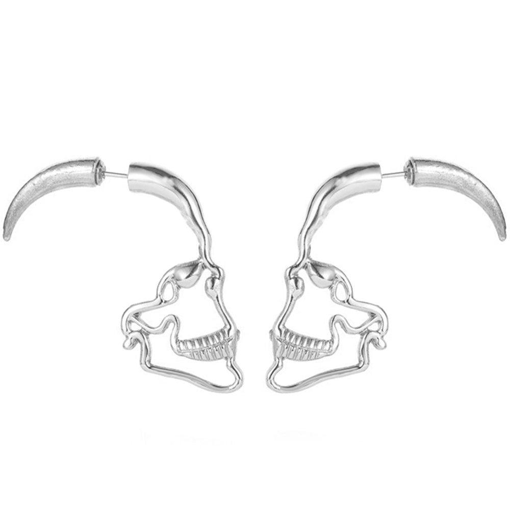 Örhängen Genomskinlig Dödskalle