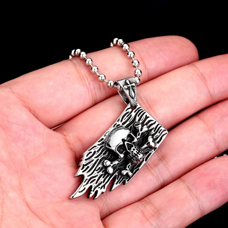 Pirat Halsband Stål