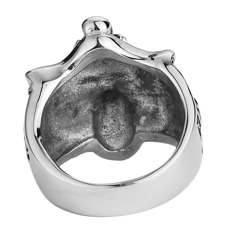 Stålring Dödskalle Pirat