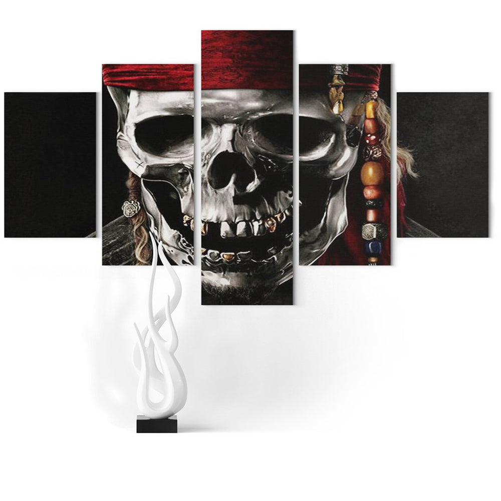 Pirat Dödskalle Tavla