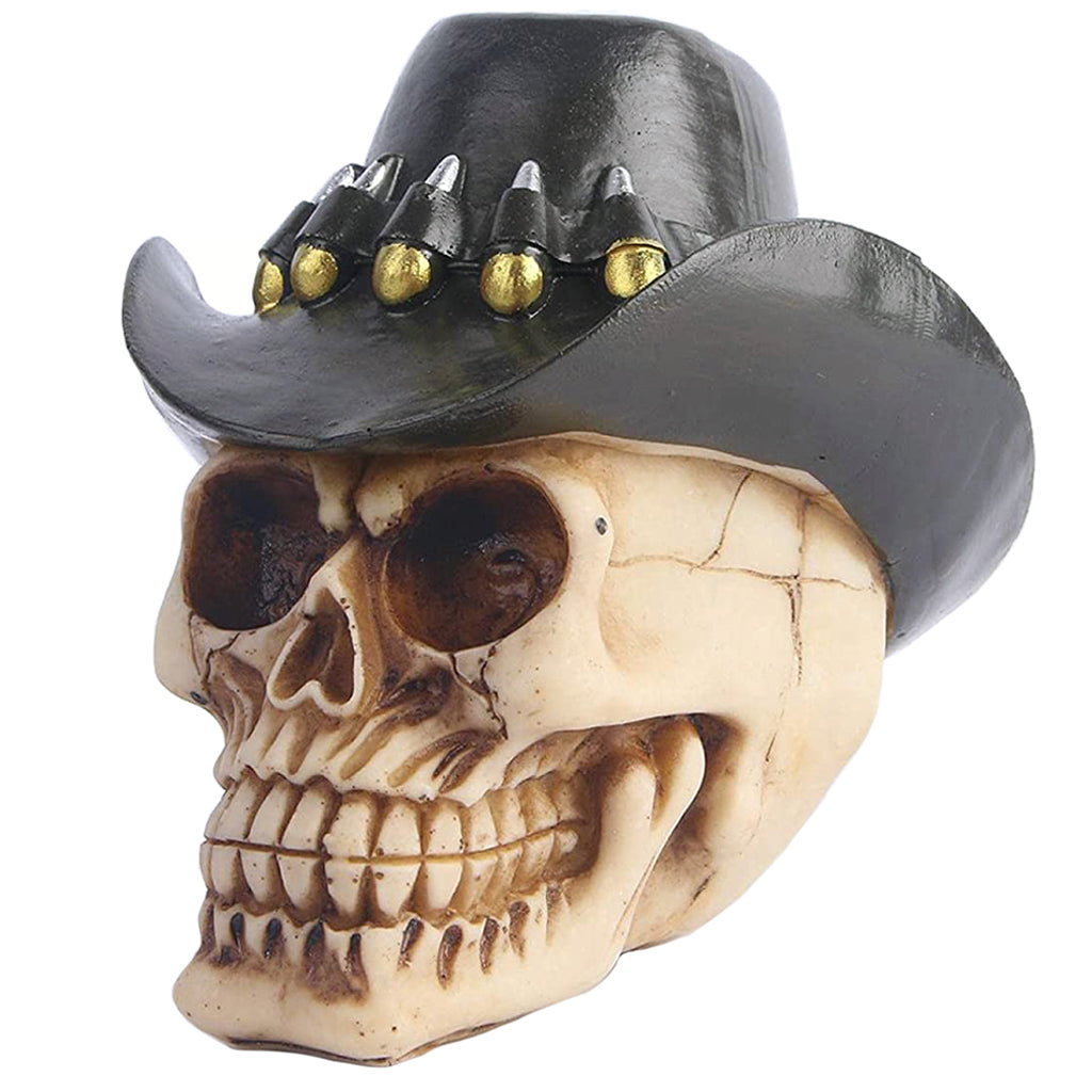 Prydnad Cowboy Dödskalle