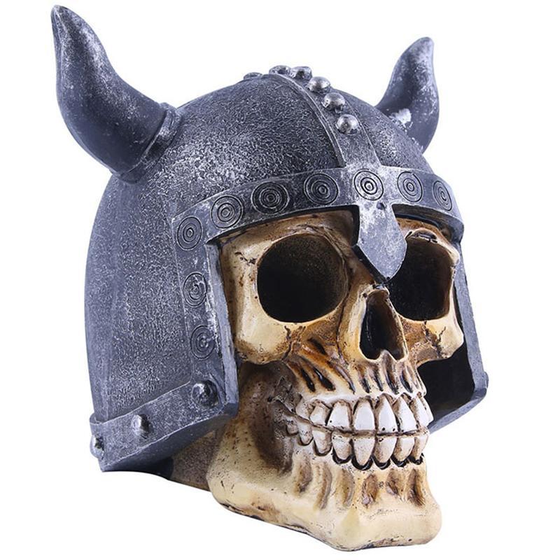 Dödskalle Prydnad Viking