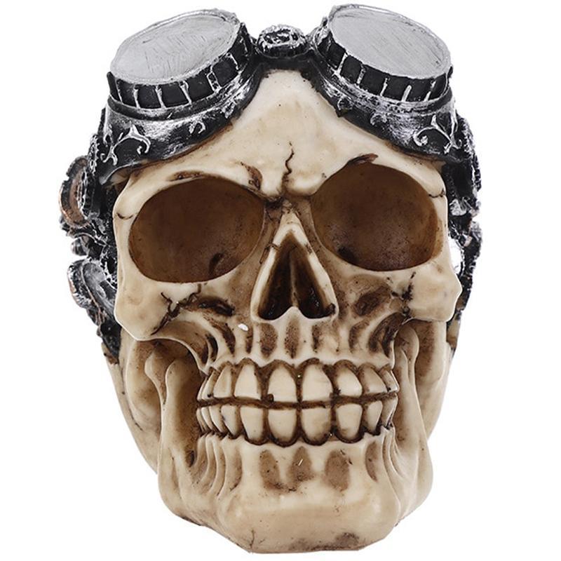 Dödskalle Prydnad Cyberpunk