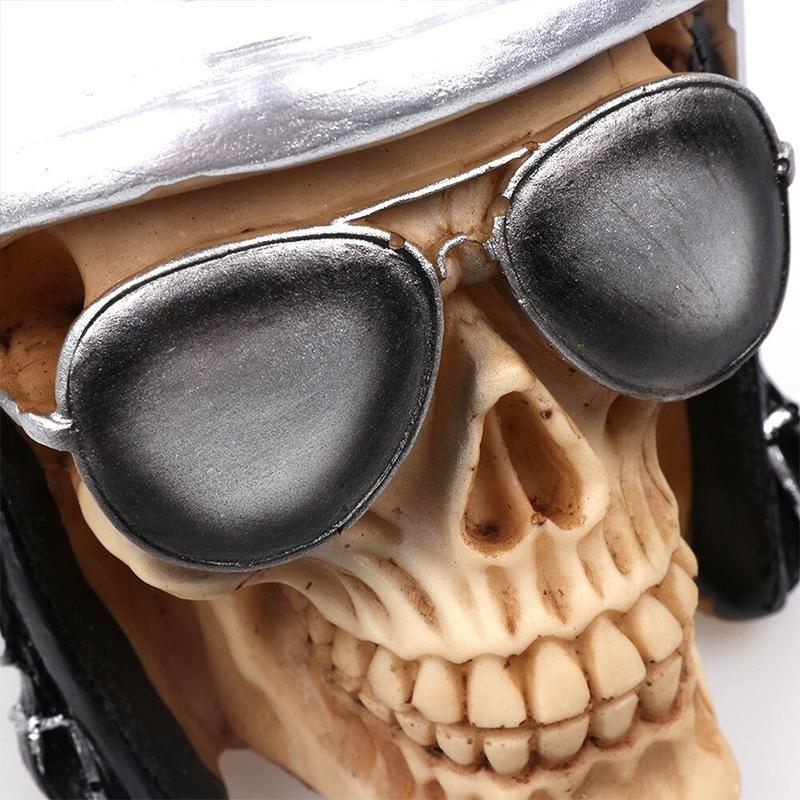 Dekorativ Dödskalle Biker Hjälm