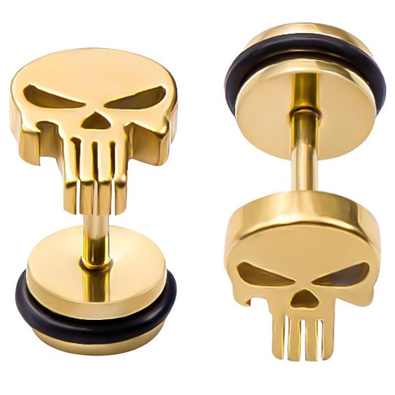 Örhängen The Punisher Kranium (Stål)