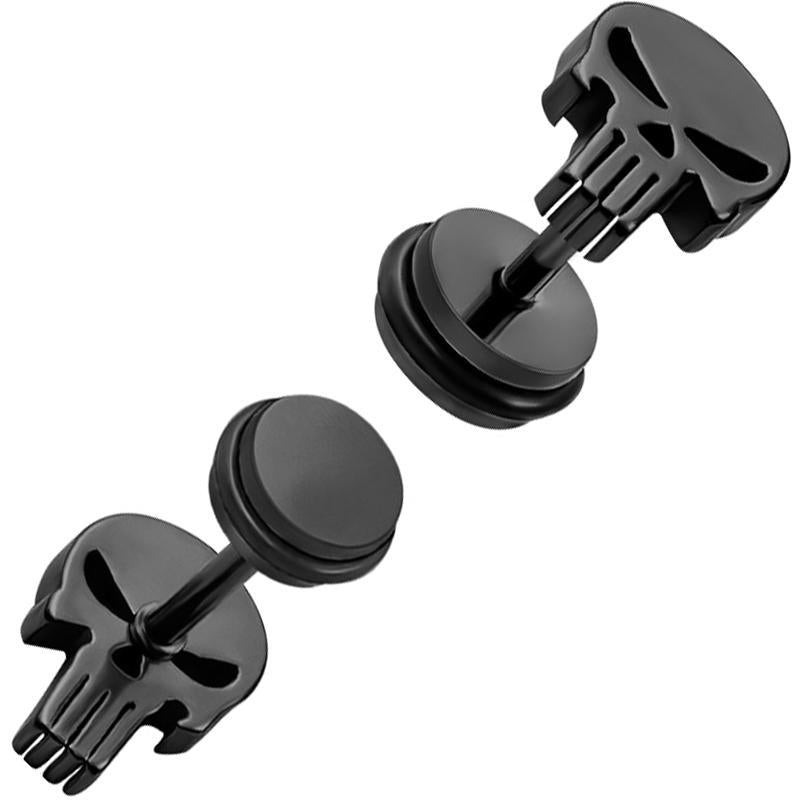 Svarta Örhängen The Punisher