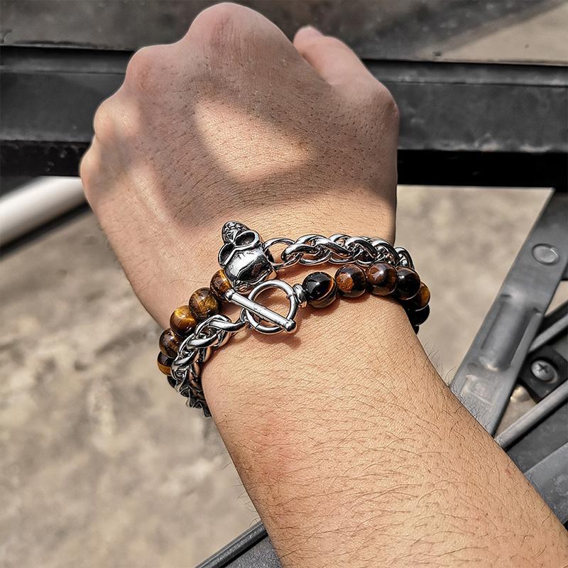 Dödskalle Armband Attractive Death (Pärlor)