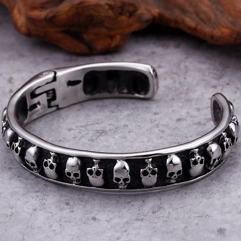 Billigt Dödskalle Armband