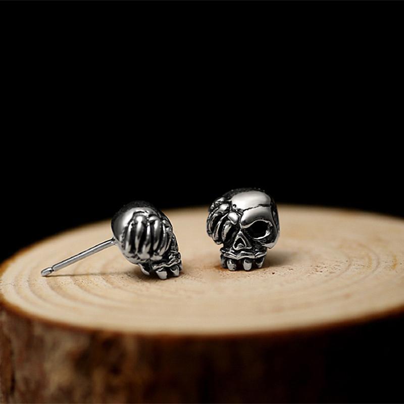 Silversmycke Dödskalle