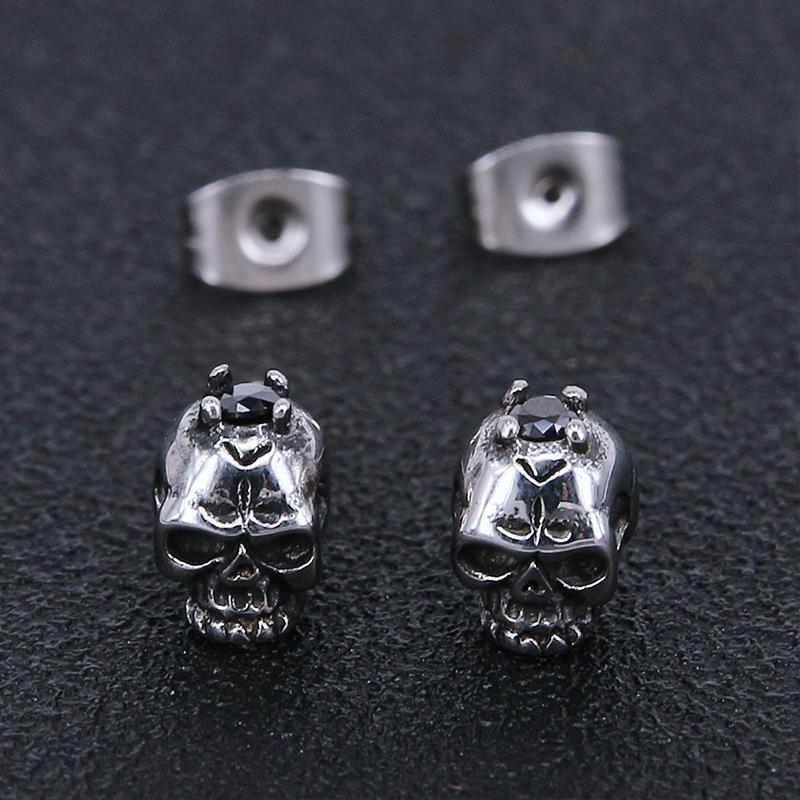 Döskalle Örhängen Rostfritt Stål