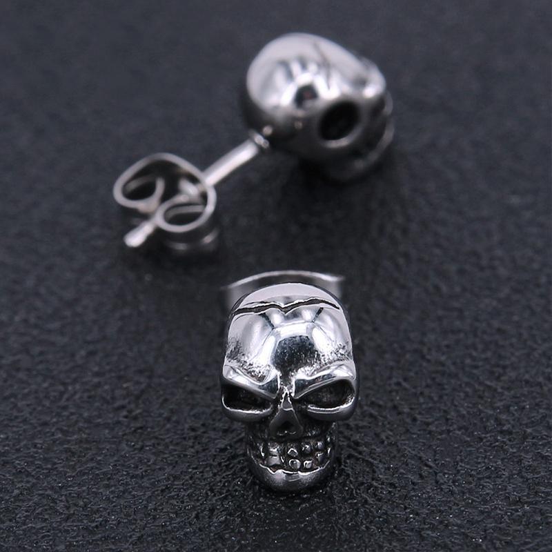 Krossade Kranium Örhängen