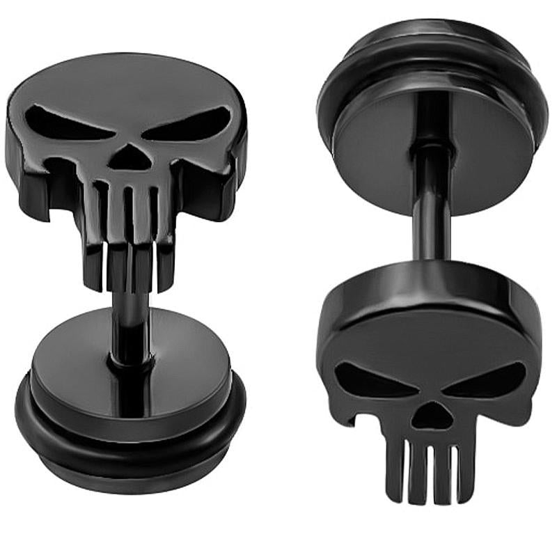 Örhängen The Punisher Kranium (Stål)