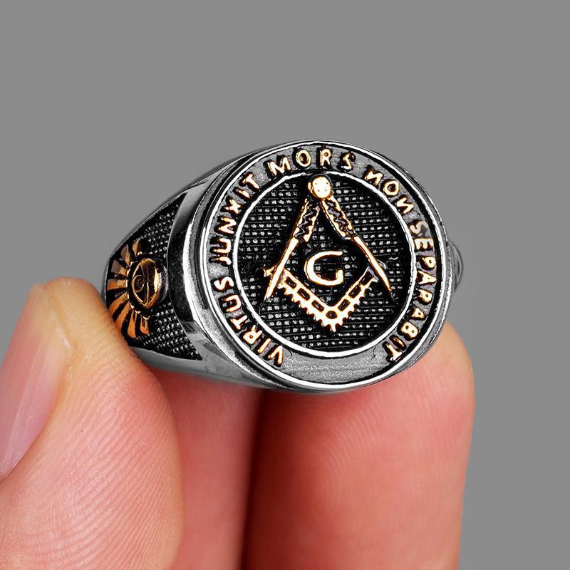 Ring Frimurare Stål