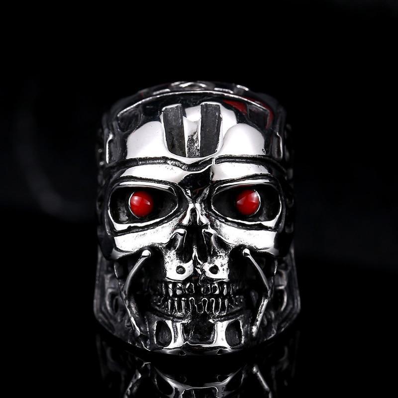 T-800 Dödskalle Ring