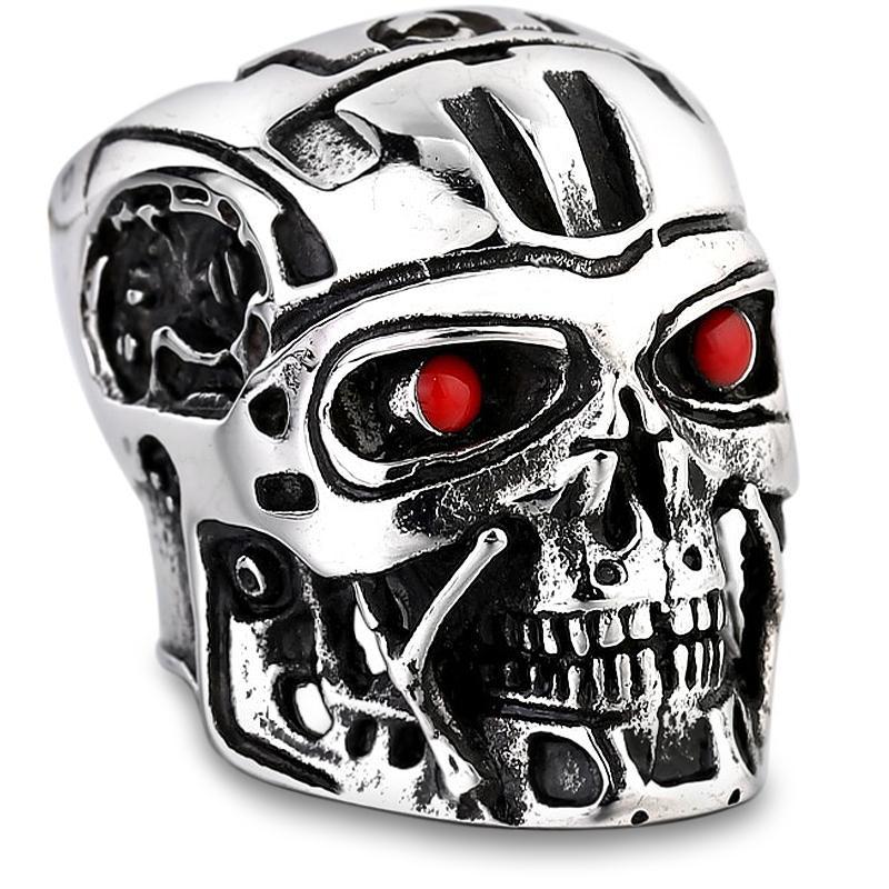 Ring Terminator Dödskalle
