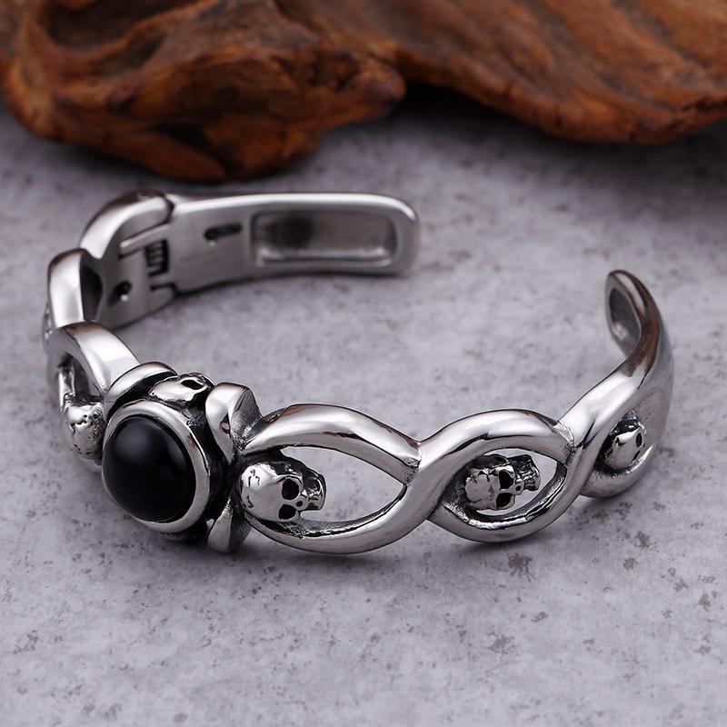 Dödskalle Manschett Armband