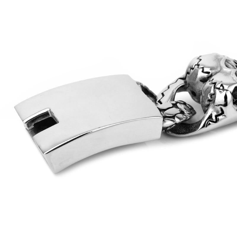 Biker Armband Med Dödskallar