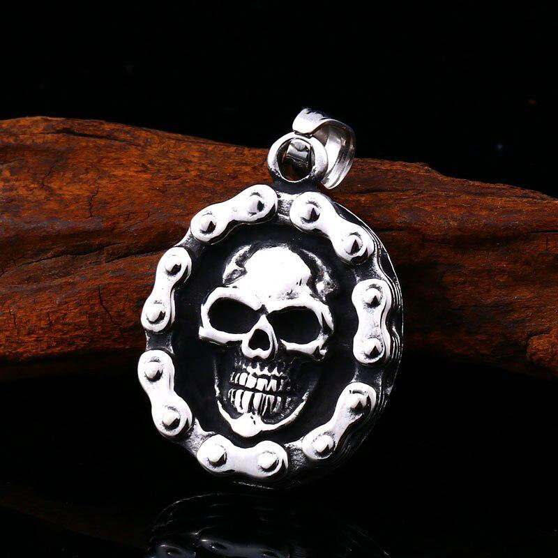 Biker Halsband Ride Or Die (Stål)