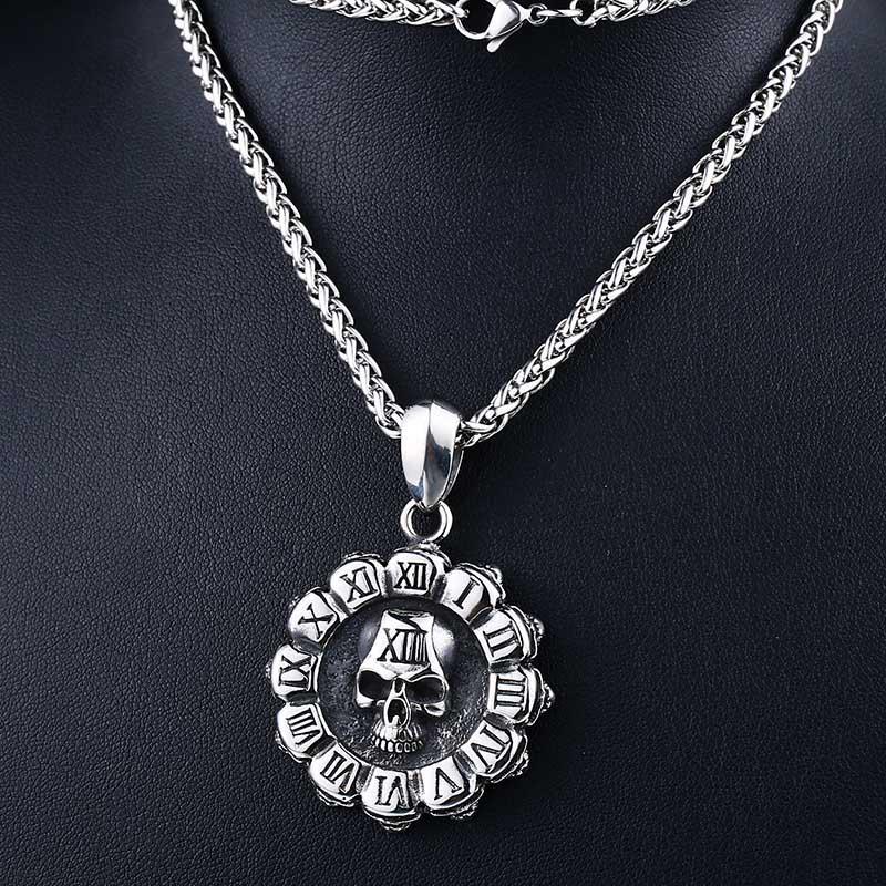 Halsband Med Romerska Siffror Stål