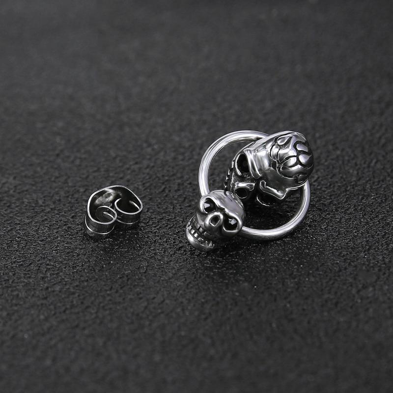 Gothic Örhängen Dödskalle