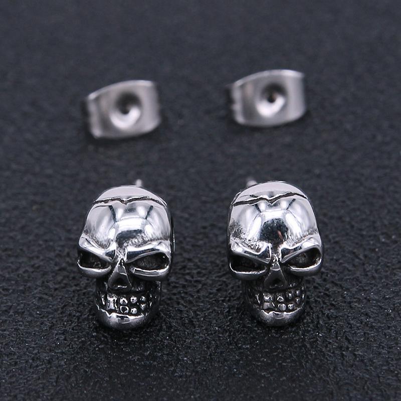 Spräckta Dödskalle Örhängen