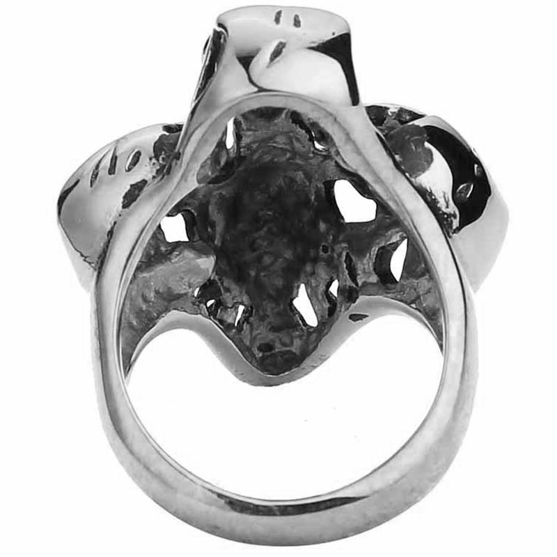 Maskulin Ring I Stål