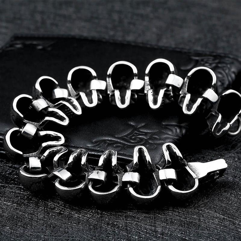 Biker Armband Med Dödskallar