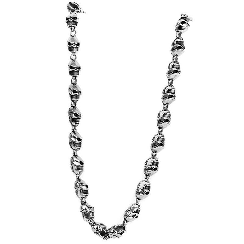 Halsband Kranium Stål