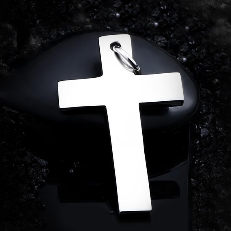 Halsband Kristet Kors Stål