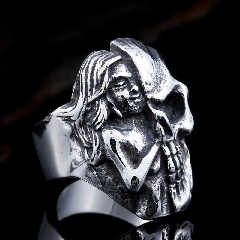 Dödskalle Ring Kvinna