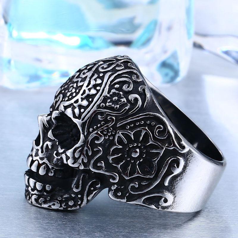 Dödskalle Ring Herr