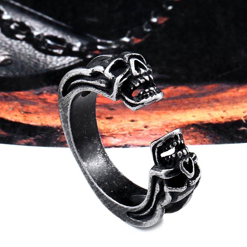 Ring Stål Anchor Skulls