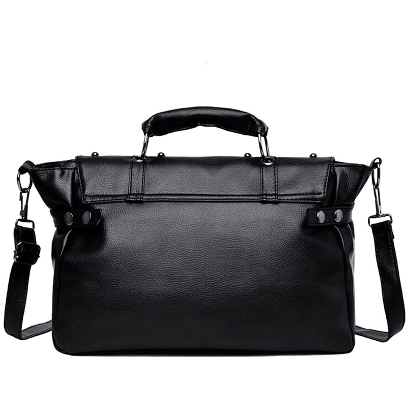 Svart Retro Dödskalleväska