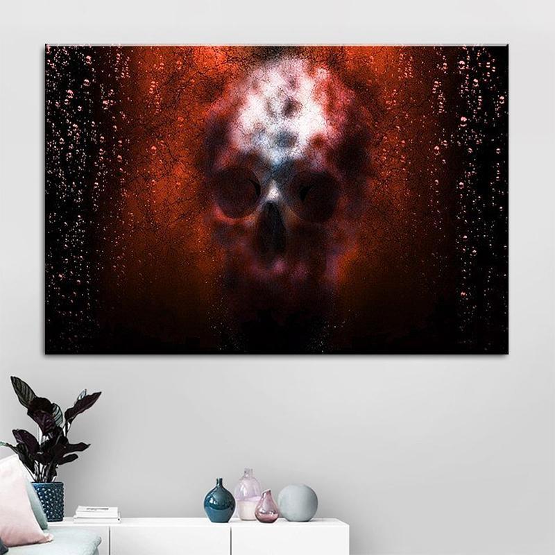 Mystisk Dödskalle Tavla