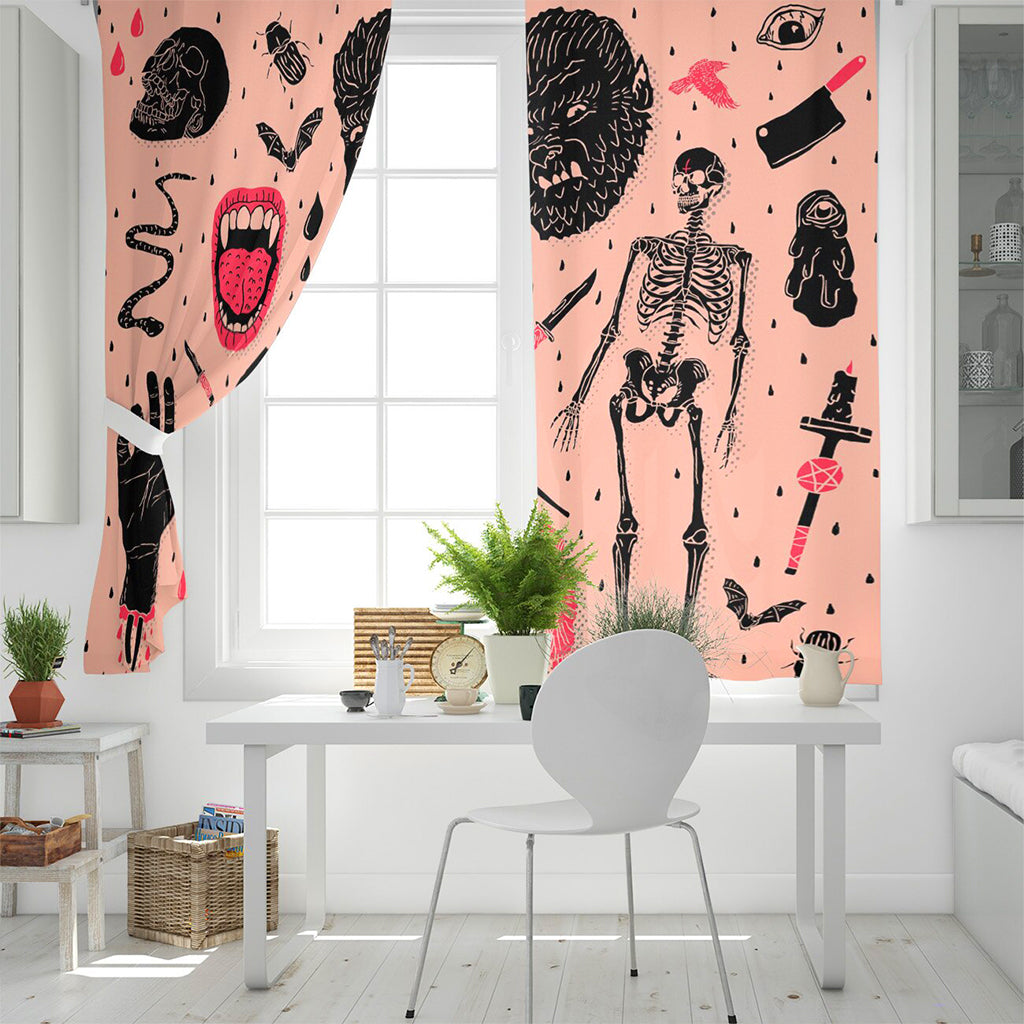 Rosa Gardiner Med Skelett