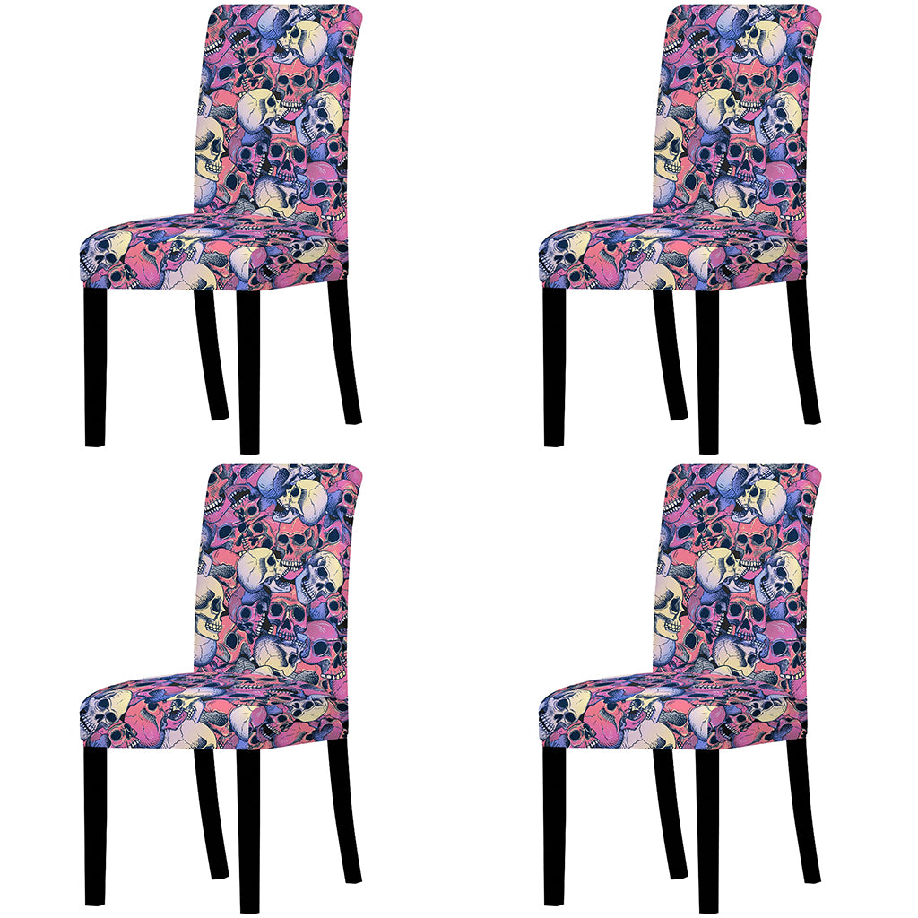 Rosa Stolklädsel Dödskallar